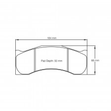 Plaquettes de frein Pagid rodées S8044 RST5
