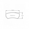 Plaquettes de frein Pagid S8049 RST1,RST2,RST3,RST4