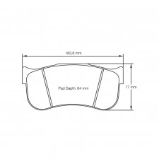Pagid brake pads rodées S8101 RST1,RST3