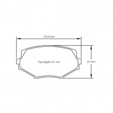 Plaquettes de frein Pagid S8127 RST3