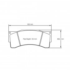Pagid brake pads S8222 RST1,RST3