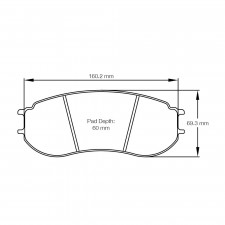 Plaquettes de frein Pagid rodées S8241 RST1,RST3