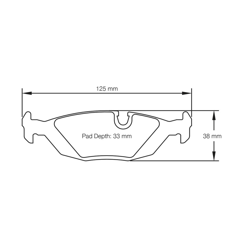 Pagid S1141 RSL19 remblokken - PA-1141-RSL.19 - E114119010 - 4056029020198