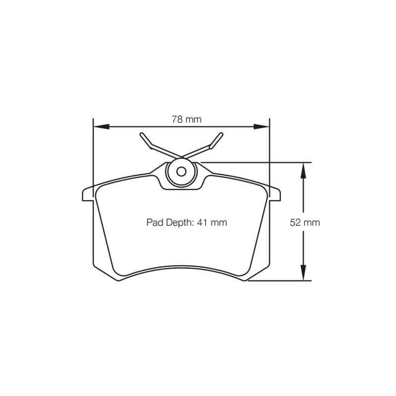 Pagid brake pads S1158 RSL19,RSL29 - PA-1158-RSL.29 - E115829010 - 4056029019932