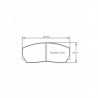 Plaquettes de frein Pagid S1361 RSL1,RSL29