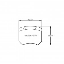 Pagid brake pads S1363 RSL2,RSL29