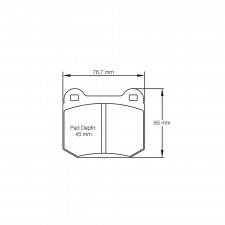 Pagid brake pads S1587 RSL29