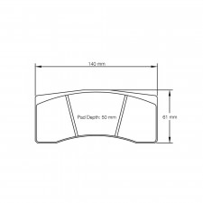 Pagid brake pads S1618 RSL29