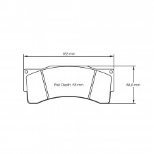 Pastiglie freno Pagid lappate S2557 RSL1