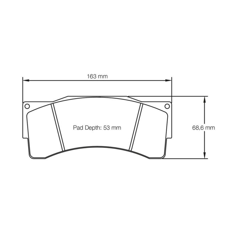Pagid remblokken, gelept S2558 RSL1 - PA-2558R-RSL.1 - S2558L01B01 - 4056029006260