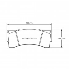 Plaquettes de frein Pagid rodées S2559 RSL1