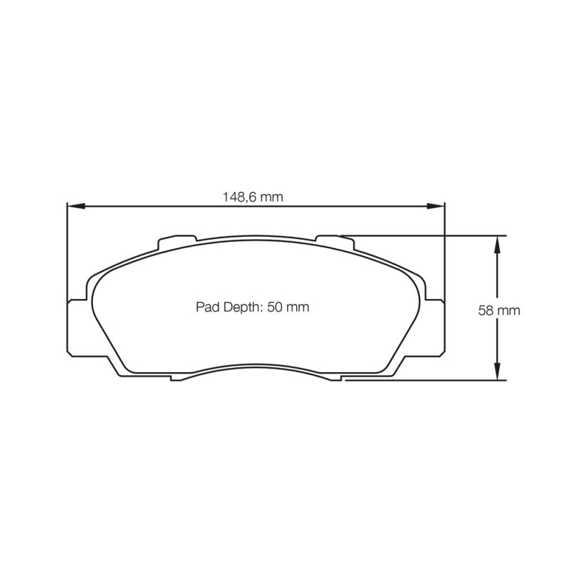 Pagid S2623 RSL29 remblokken - PA-2623-RSL.29 - E262329010 - 4056029013237