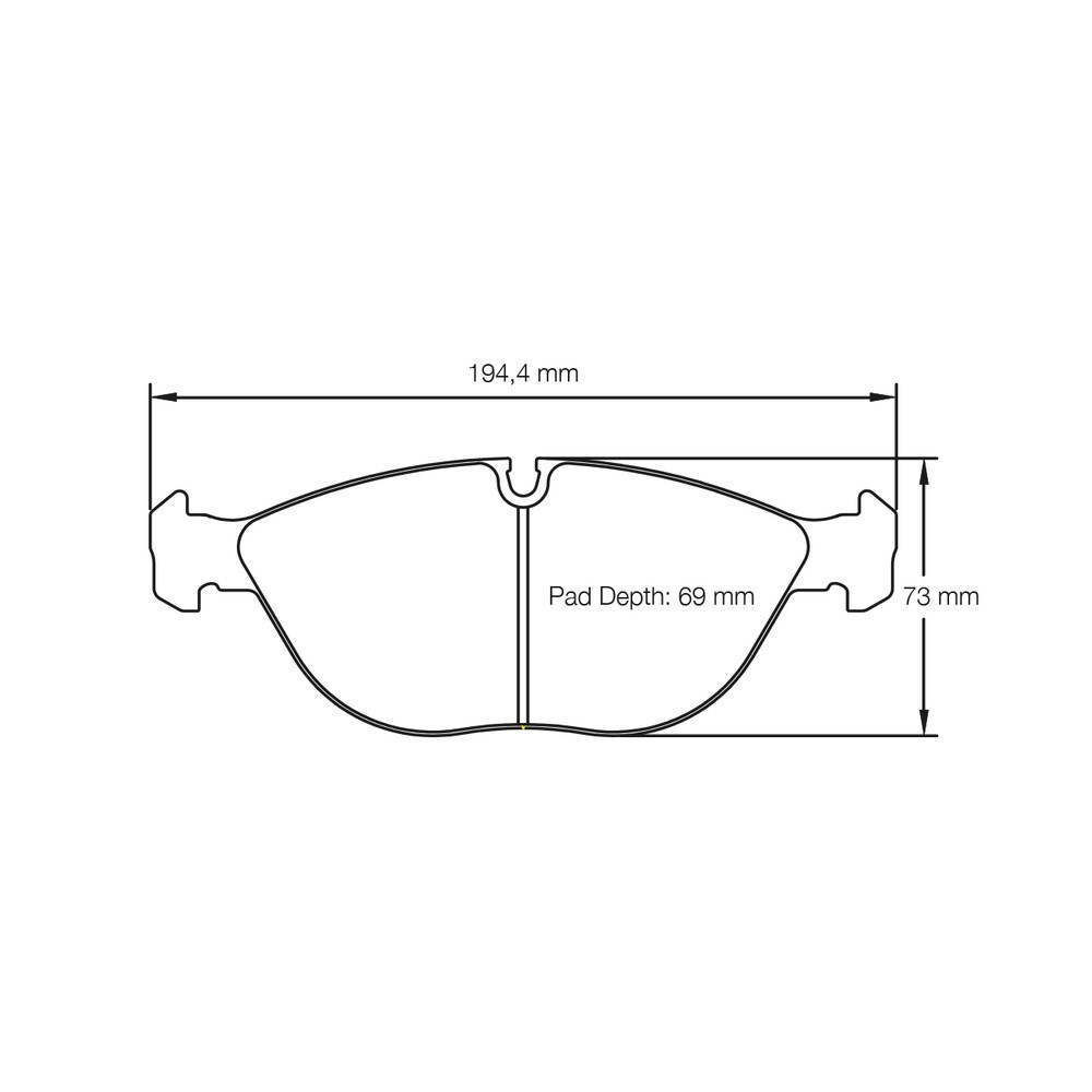 Pagid brake pads S2830 RSL29 - PA-2830-RSL.29 - E283029010 - 4056029012650