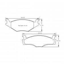 Pagid brake pads S4011 RSL29