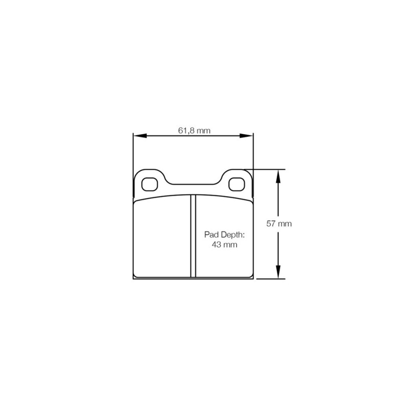 Pagid S4304 RSL29 remblokken - PA-4304-RSL.29 - E430429010 - 4056029011967