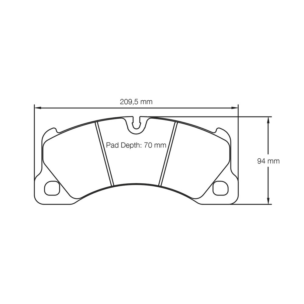 Pagid brake pads S4917 RSL29 - PA-4917-RSL.29 - S4917R29001 - 4056029004532