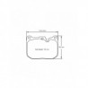 Plaquettes de frein Pagid rodées S4931 RSL1,RSL29