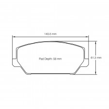 Pagid brake pads S7034 RSL2