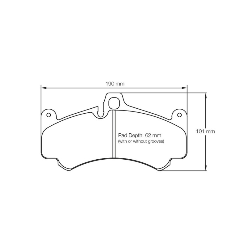 Plaquettes de frein Pagid rodées S8003 RSL29 - PA-8003R-RSL.29 - S8003R29B01 - 4056029025117