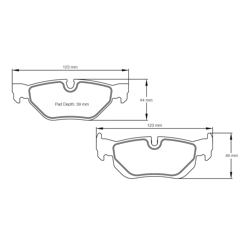 Remblokken Pagid S8035 RSL1,RSL29 - PA-8035-RSL.29 - E8035R2901 - 4056029010533