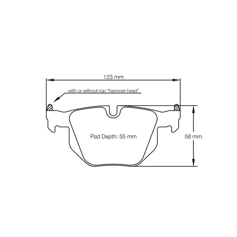 Pastiglie freno Pagid S8051 RSL19 - PA-8051-RSL.19 - E8051R1901 - 4056029010199