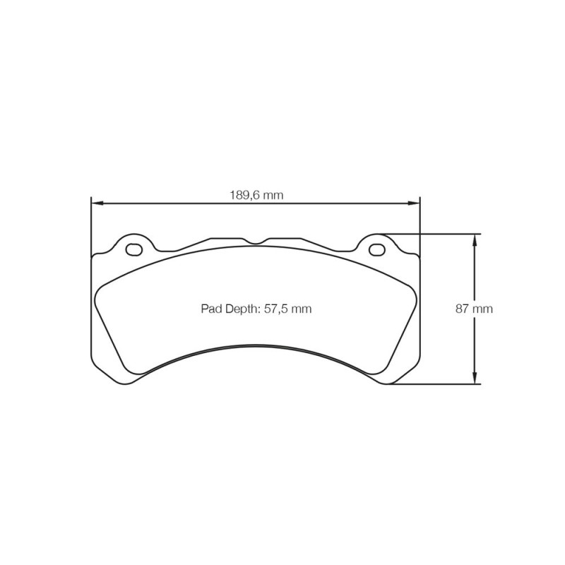 Remblokken Pagid S8062 RSL1,RSL29 - PA-8062-RSL.29 - E8062R2901 - 4056029010069