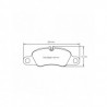 Plaquettes de frein Pagid rodées S8074 RSL29