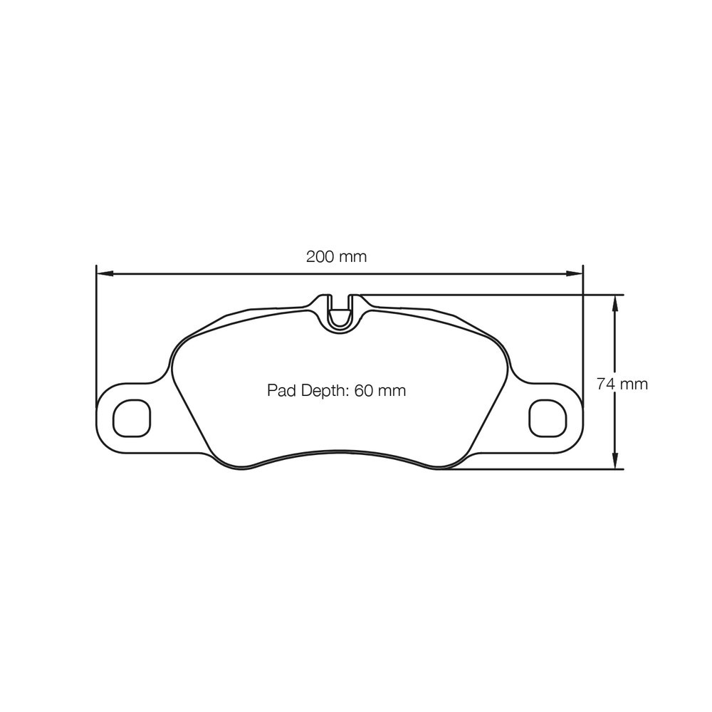 Pagid lapped brake pads S8074 RSL29 - PA-8074R-RSL.29 - S8074R29B01 - 4056029025315