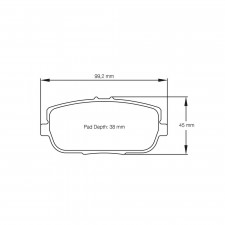 Pagid brake pads S8077 RSL29