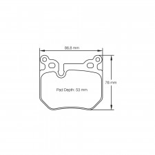 Pagid brake pads S8085 RSL29
