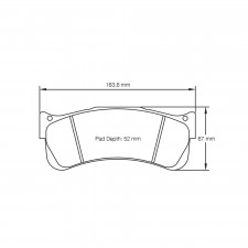 Plaquettes de frein Pagid rodées S8087 RSL1,RSL29