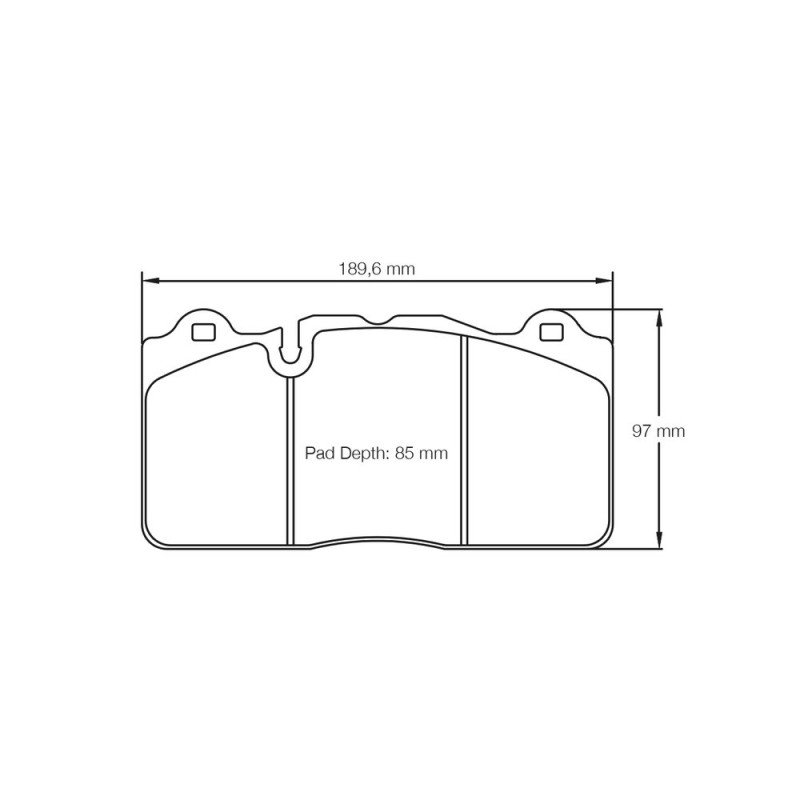 Pagid brake pads S8091 RSL19 - PA-8091-RSL.19 - E8091R1901 - 4056029009605