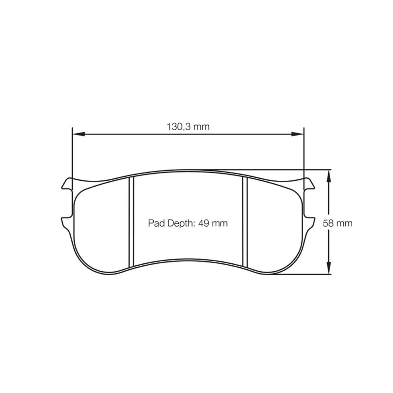 Pastiglie freno Pagid lappate S8093 RSL1,RSL2 - PA-8093R-RSL.2 - S8093L02B01 - 4056029025421