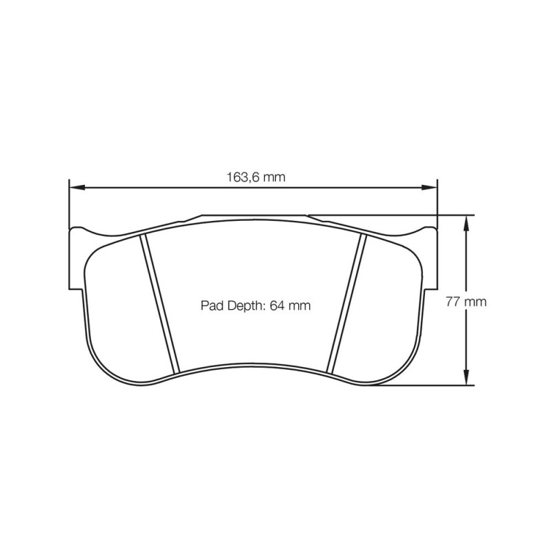 Plăcuțe de frână Pagid rodate S8100 RSL1, RSL19, RSL29 - PA-8100R-RSL.19 - S8100R19B01 - 4056029001241