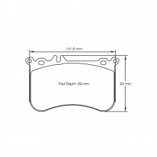Plaquettes de frein Pagid S8188 RSL29
