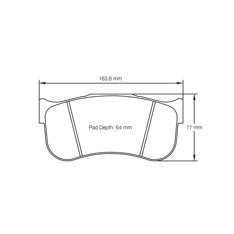 Pastiglie freno Pagid lappate S8194 RSL1 - PA-8194R-RSL.1 - S8194L01B01 - 4056029000374