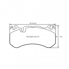 Plaquettes de frein Pagid S8238 RSL29