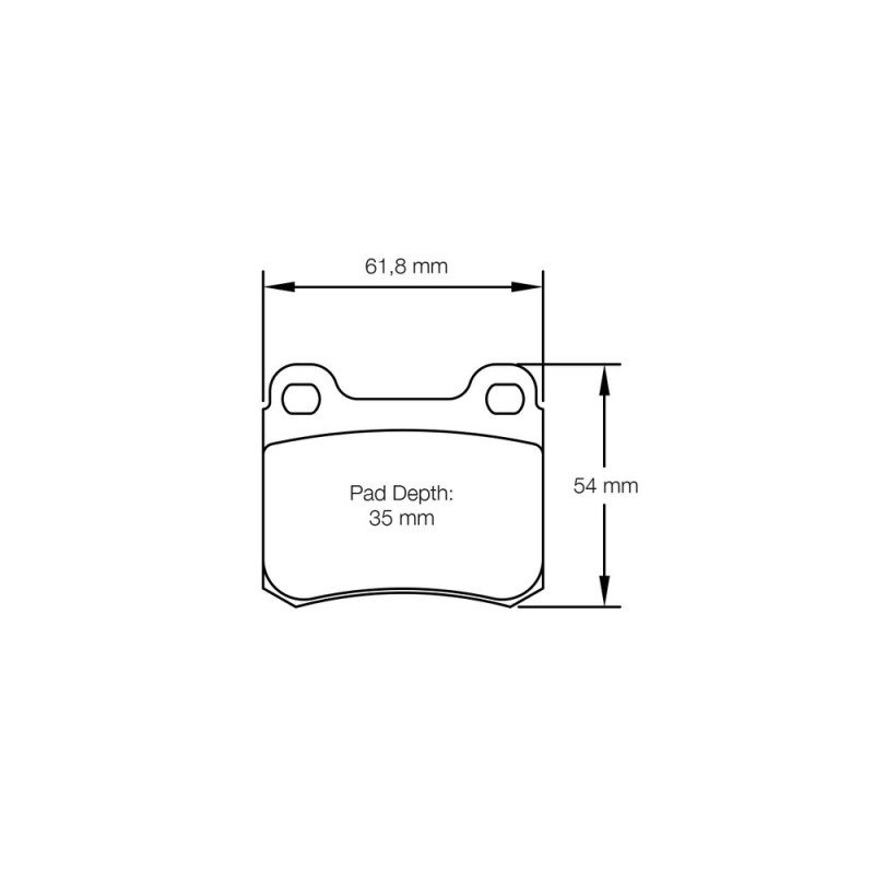 Pagid S1177 RSH42 remblokken - PA-1177-RSH.42 - S1177H42001 - 4056029009261