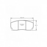 Plaquettes de frein Pagid S1269 RSH3,RSH42