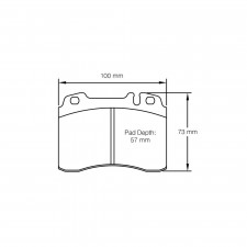 Plaquettes de frein Pagid S1291 RSH29E