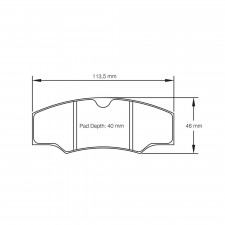 Pagid brake pads S1749 RSH3,RSH42