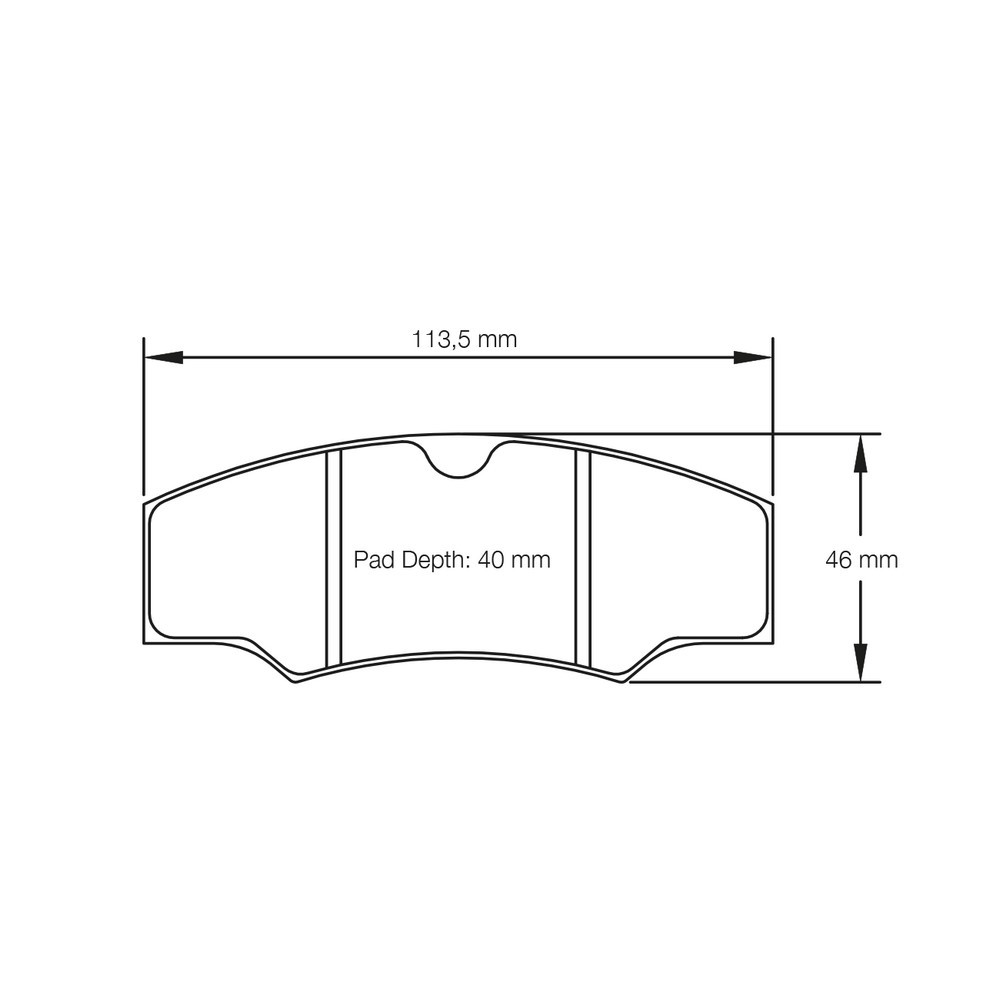 Pagid brake pads S1749 RSH3,RSH42 - PA-1749-RSH.42 - S1749H42001 - 4056029007465