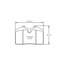 Pastiglie freno Pagid S1916 RSH42,RSH29E