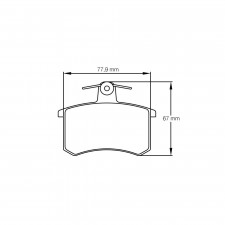 Plaquettes de frein Pagid S3242 RSH42