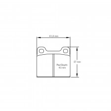 Pastiglie freno Pagid S4304 RSH3,RSH42,RSH29E