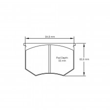 Pagid brake pads S4508 RSH29E