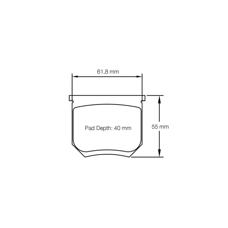 Pastiglie freno Pagid S8055 RSH42 - PA-8055-RSH.42 - S8055H42001 - 4056029002156