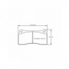 Plaquettes de frein Pagid S1287 RSC1,RSC3