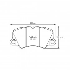 Pagid brake pads S4580 RSC1