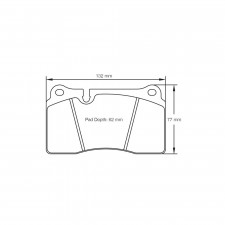 Pagid brake pads S4906 RSC1,RSC2